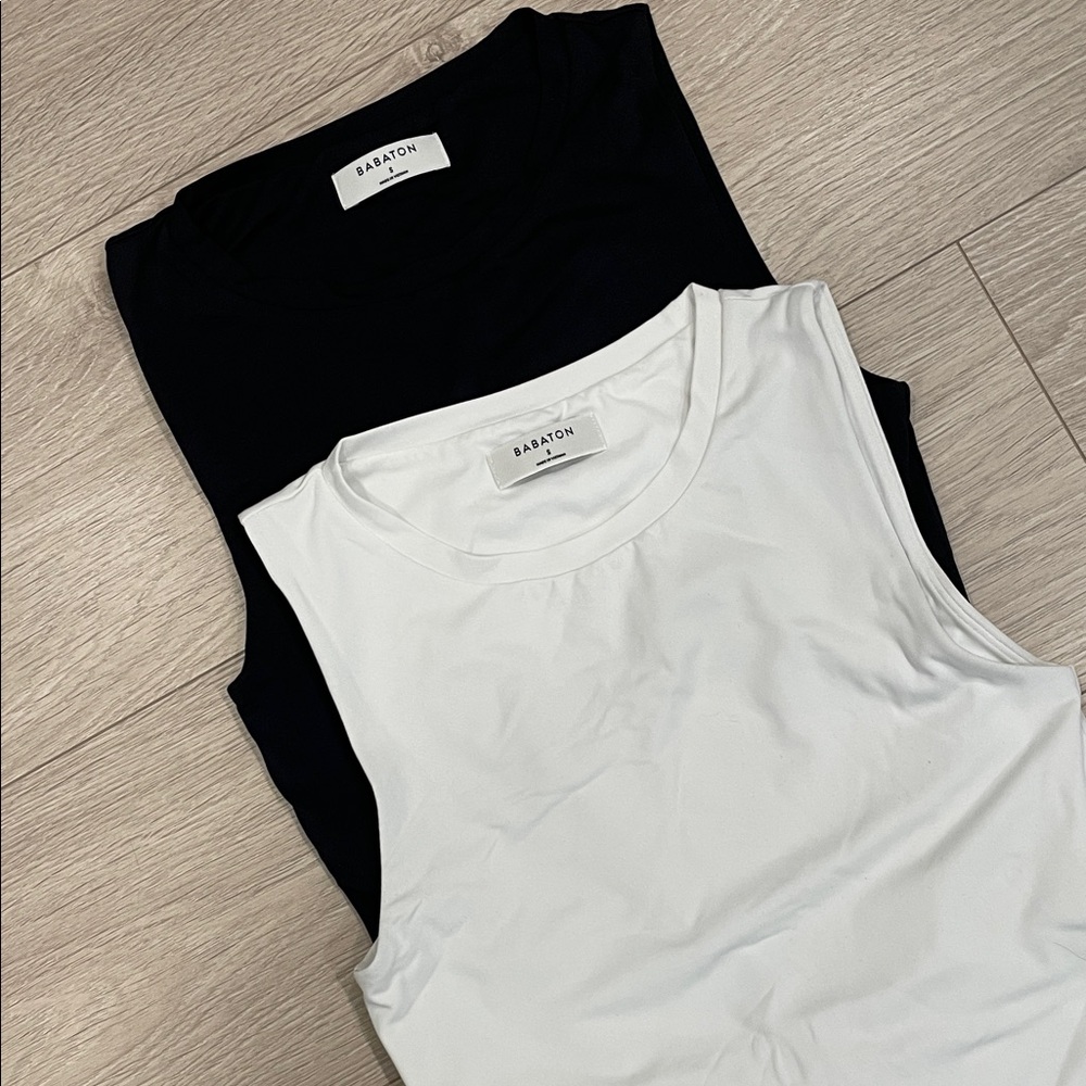 Aritzia Babaton Tank Bodysuits Muscle Tank Crew Style